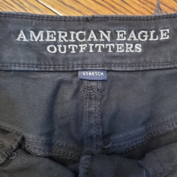 American Eagle Women's Vintage Distressed High Rise Shorts - Picture 8 of 10